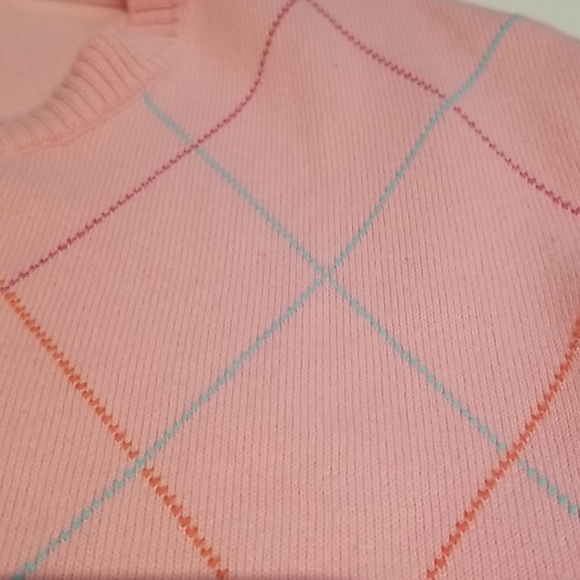 3/$20 Cherokee argyle button down sweater - Picture 3 of 5